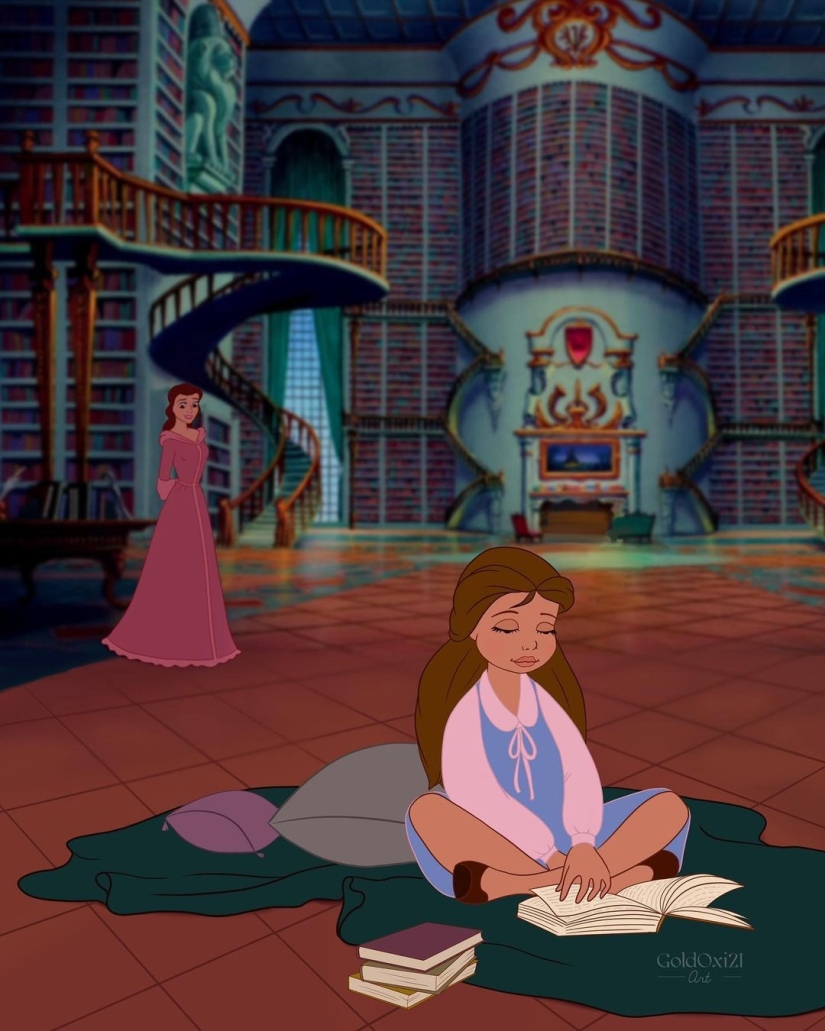 Ilustraciones conmovedoras: cómo se verían los personajes de Disney si tuvieran hijos