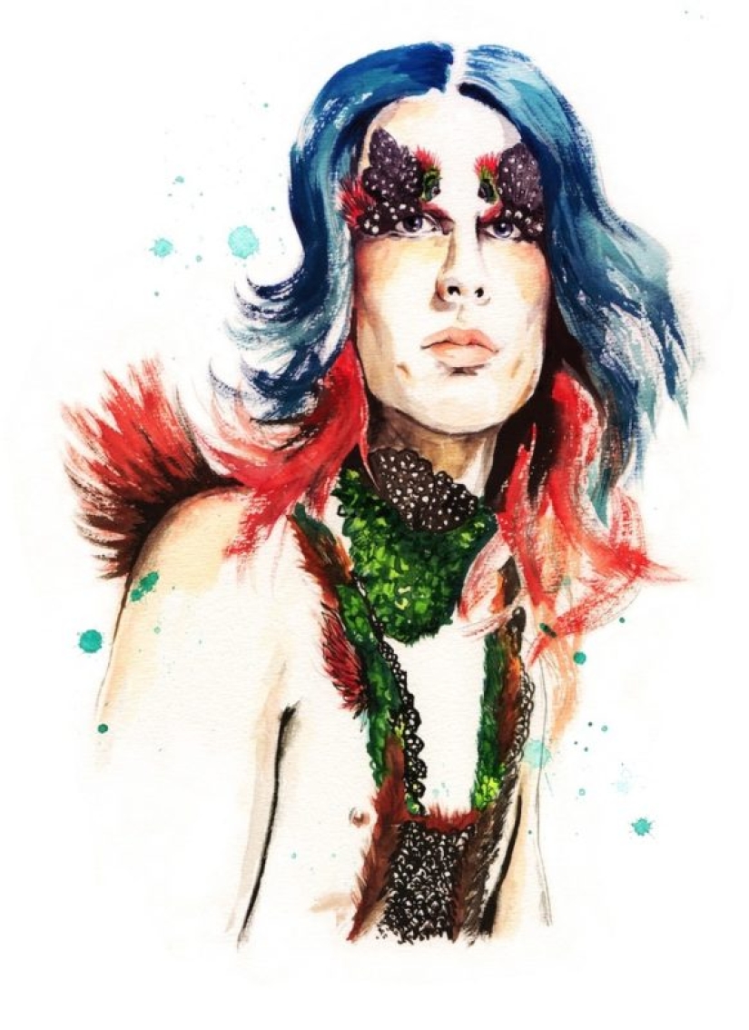 Ilustraciones creativas de Esra Roizi de Noruega que cambiarán por completo tu visión del mundo de la moda