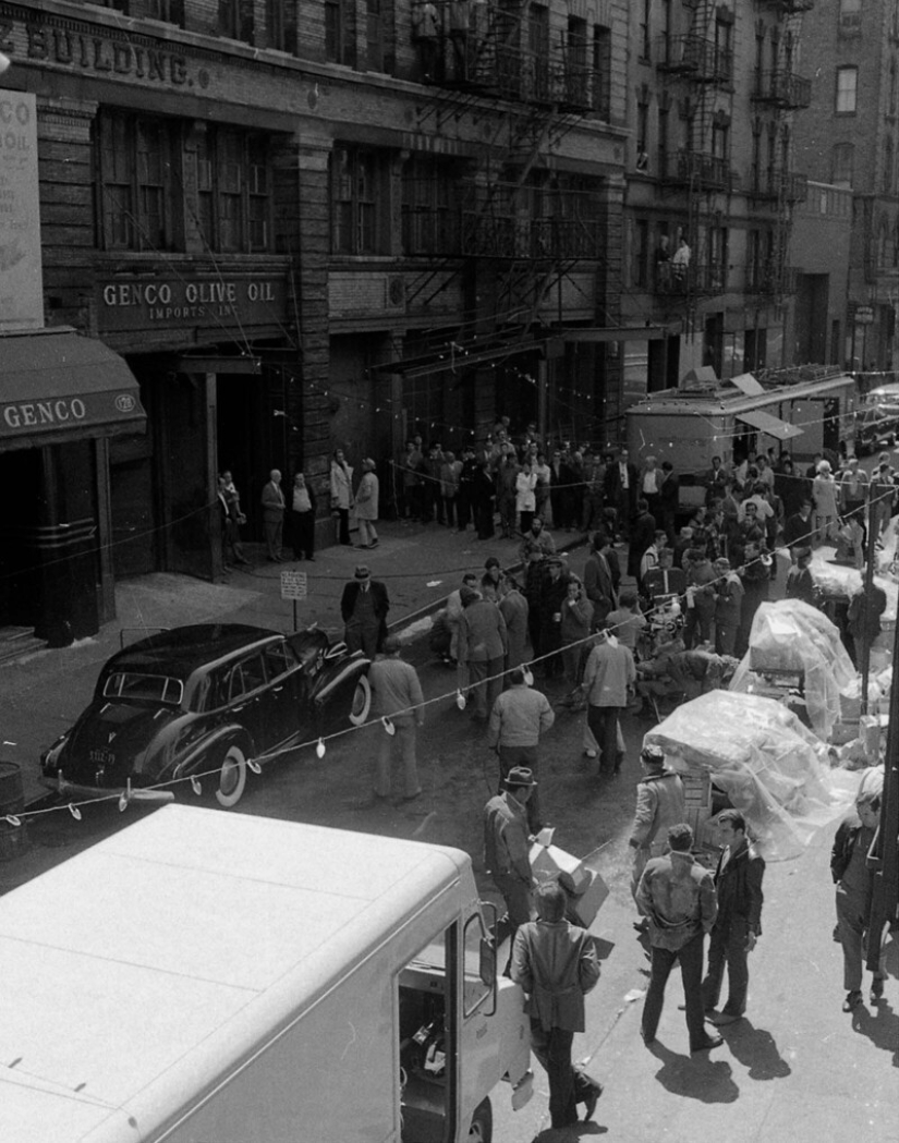 Imágenes raras de la filmación de películas soviéticas
