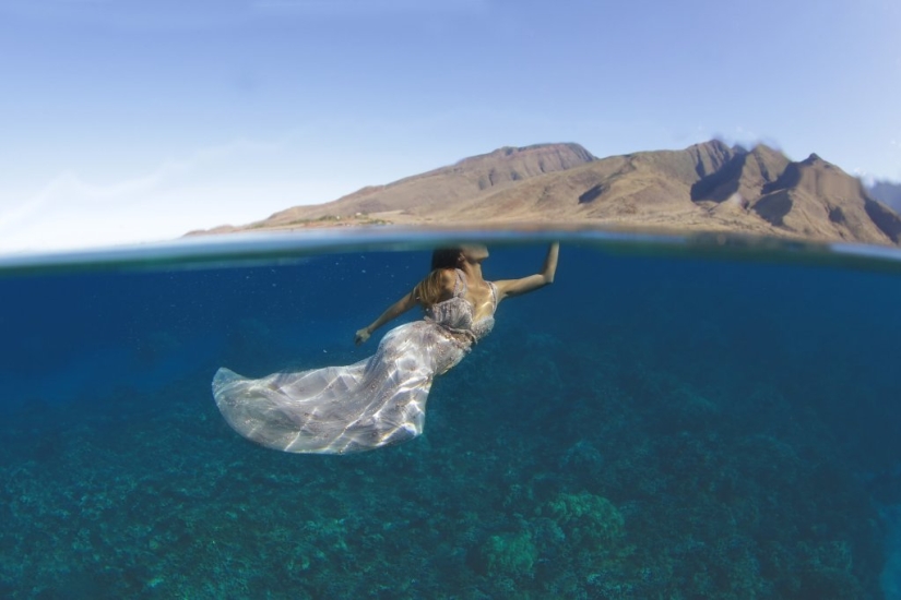 Impresionante sesión de fotos de compromiso bajo el agua Impresionante sesión de fotos de compromiso bajo el agua