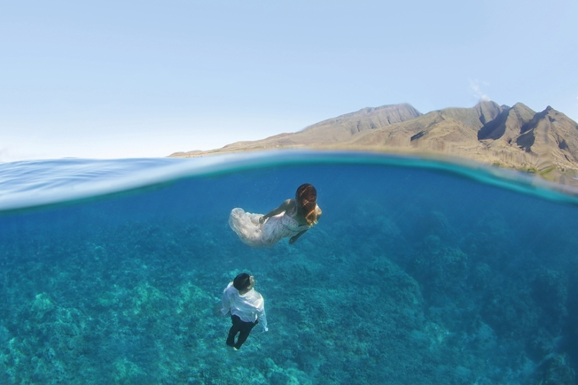Impresionante sesión de fotos de compromiso bajo el agua Impresionante sesión de fotos de compromiso bajo el agua