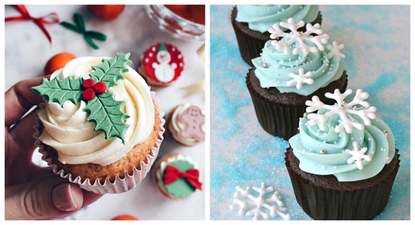 In all sweet: 30 ideas for New Year cupcakes