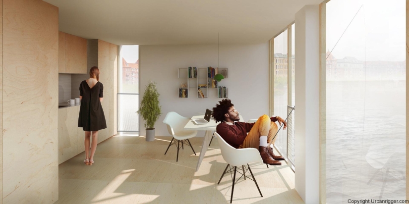 In Copenhagen, students are housed in floating shipping containers for $ 600 a month