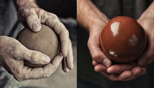 In Japan, they got to the dirt: the Japanese polish balls from the ground to a perfect shine