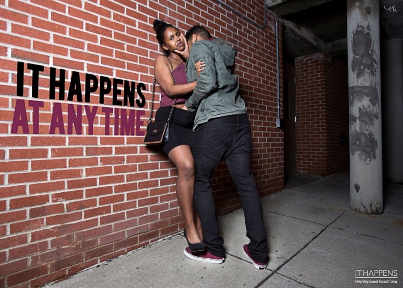 In response to the early release of the university rapist, the girl created a photo project In response to the early release of the university rapist, the girl created a photo project