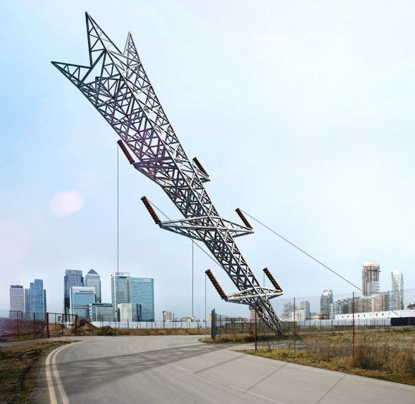 In the hands of this Briton, houses melt, fly and slide to the feet of passers-by In the hands of this Briton, houses melt, fly and slide to the feet of passers-by