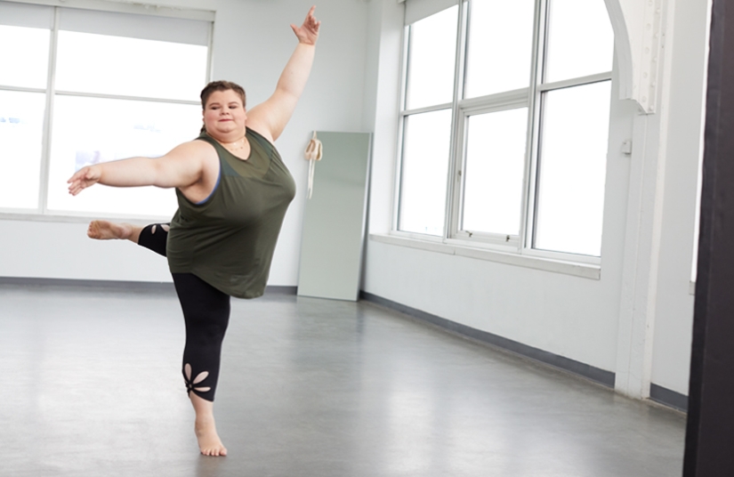In the plus-size format: this ballerina proved to the world that she can also be graceful