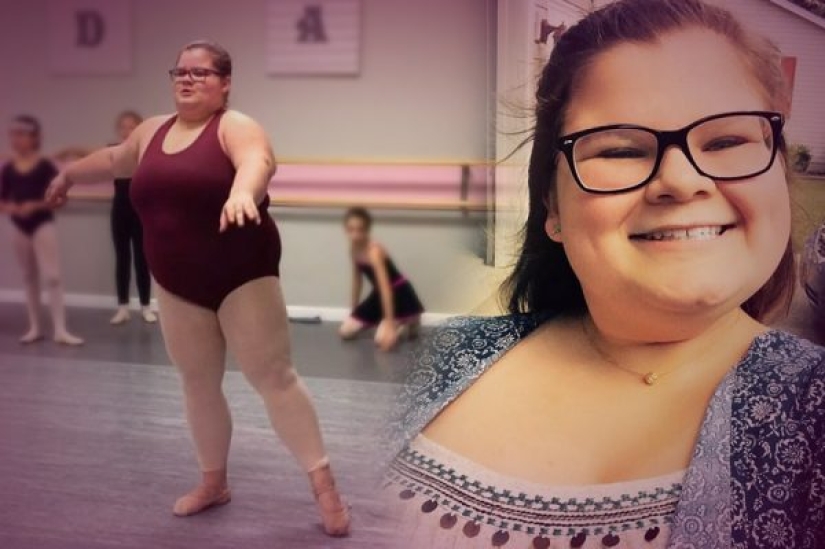 In the plus-size format: this ballerina proved to the world that she can also be graceful