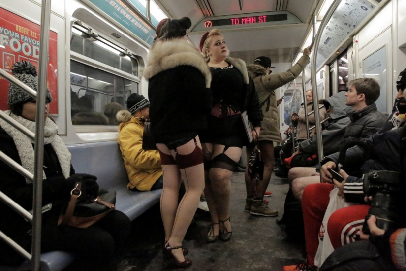 In the subway without pants — 2018: a global flash mob swept the world
