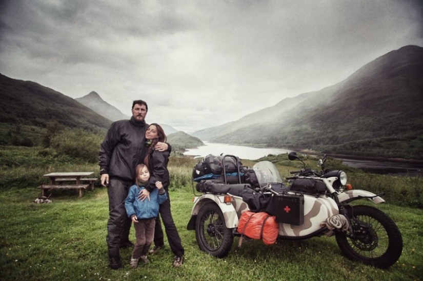 In the "Urals" around Europe: an impressive journey of a young family In the "Urals" around Europe: an impressive journey of a young family