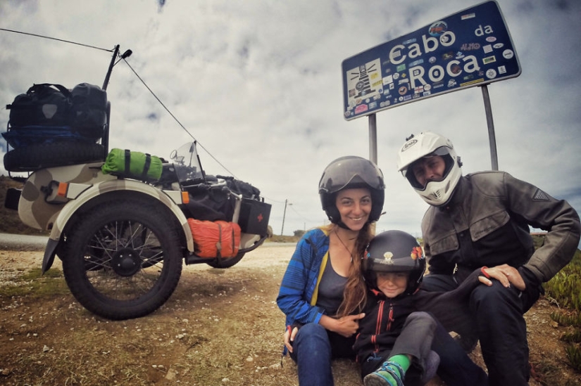 In the "Urals" around Europe: an impressive journey of a young family In the "Urals" around Europe: an impressive journey of a young family