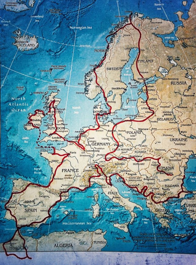 In the "Urals" around Europe: an impressive journey of a young family In the "Urals" around Europe: an impressive journey of a young family