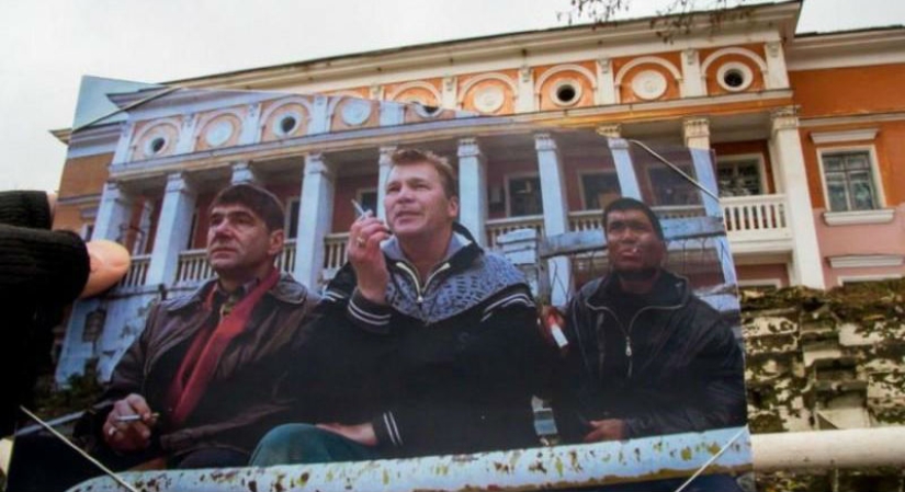 In the wake of the filming of the film "Blind Man's Buff" In the wake of the filming of the film "Blind Man's Buff"