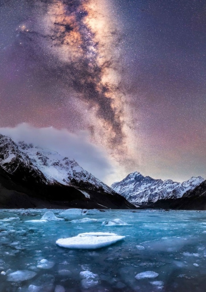 Increíble cielo estrellado en Nueva Zelanda Increíble cielo estrellado en Nueva Zelanda