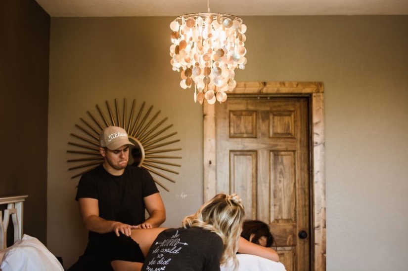 Increíblemente emotivo: fotos de hombres que están presentes en el parto