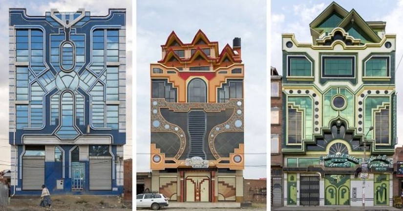 Incredible houses built by rich Indians in Bolivia