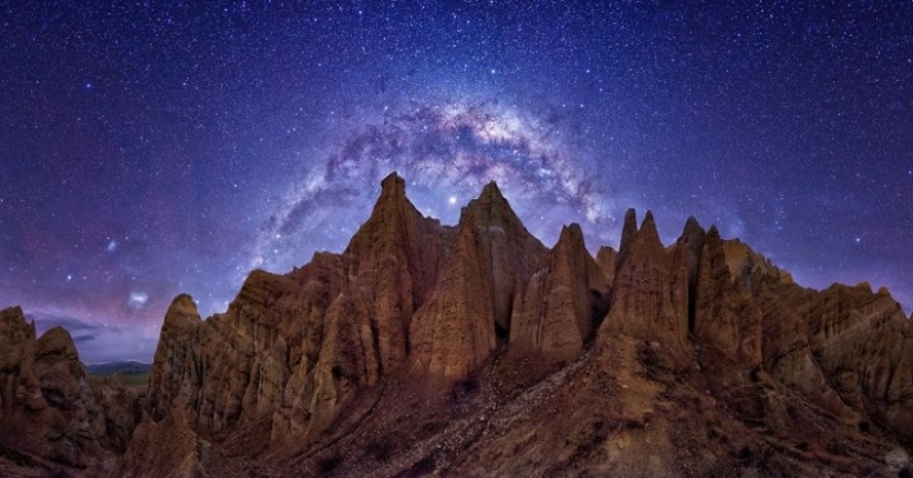Incredible starry sky in New Zealand Incredible starry sky in New Zealand