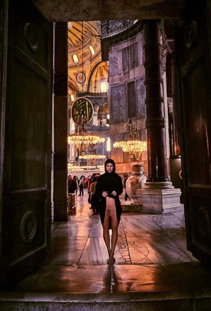 Infamous Playboy model faces jail for nude photo in Turkish mosque