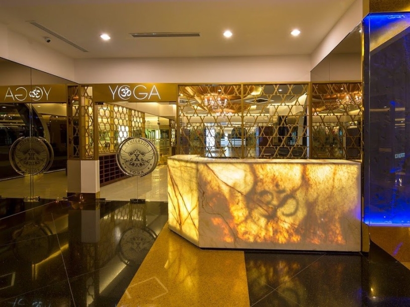 Inside a fitness center with a subscription cost of 24 thousand dollars a year
