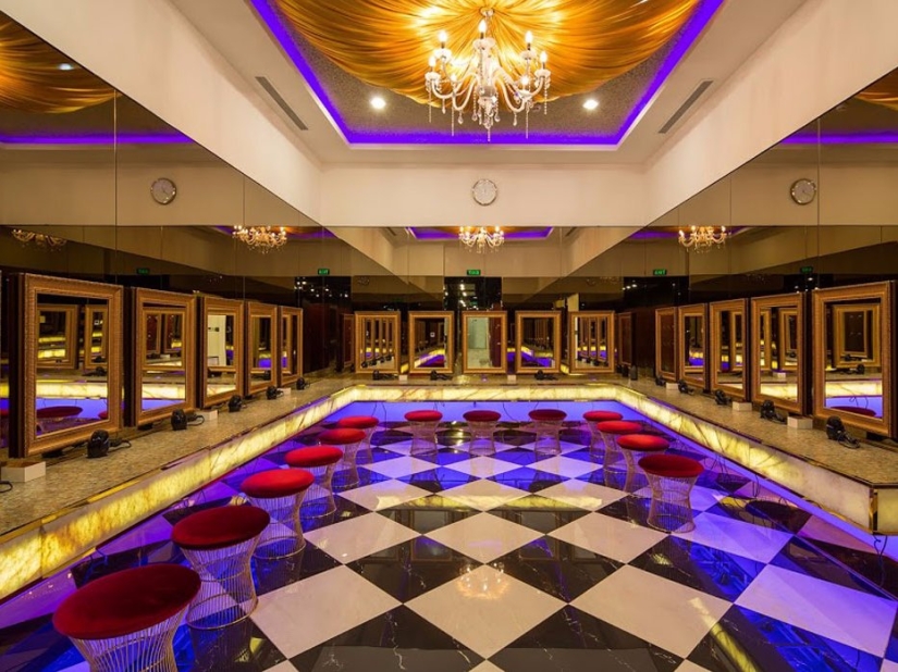 Inside a fitness center with a subscription cost of 24 thousand dollars a year