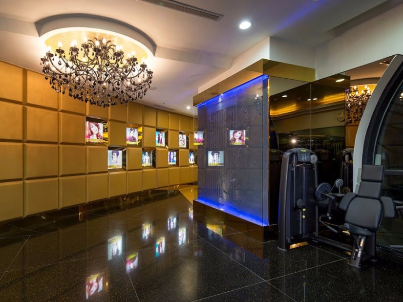 Inside a fitness center with a subscription cost of 24 thousand dollars a year