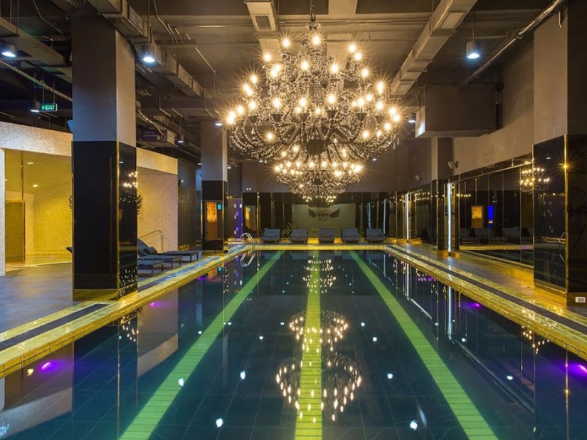 Inside a fitness center with a subscription cost of 24 thousand dollars a year