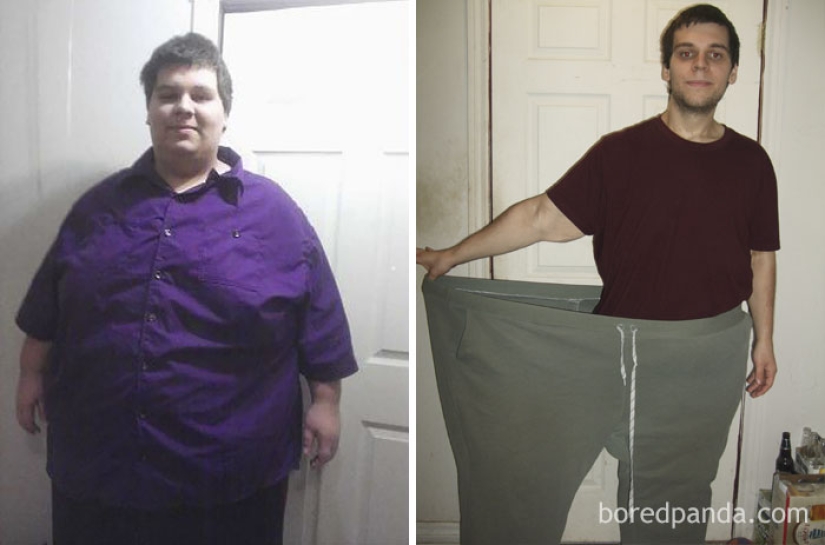 Inspiring examples of what miracles the desire to lose weight and hard work can do