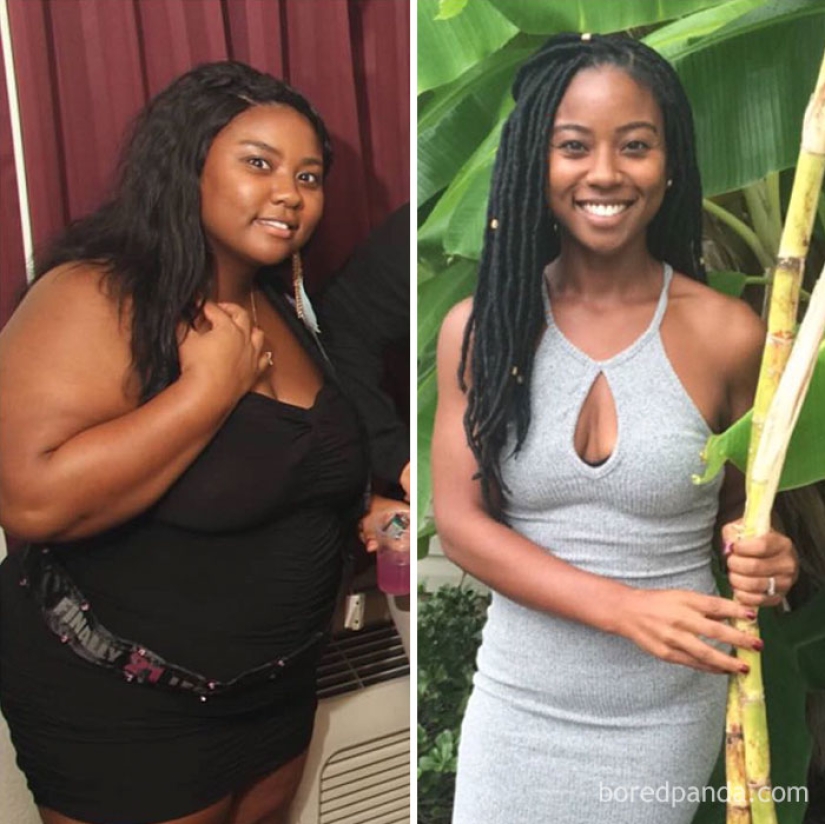 Inspiring examples of what miracles the desire to lose weight and hard work can do