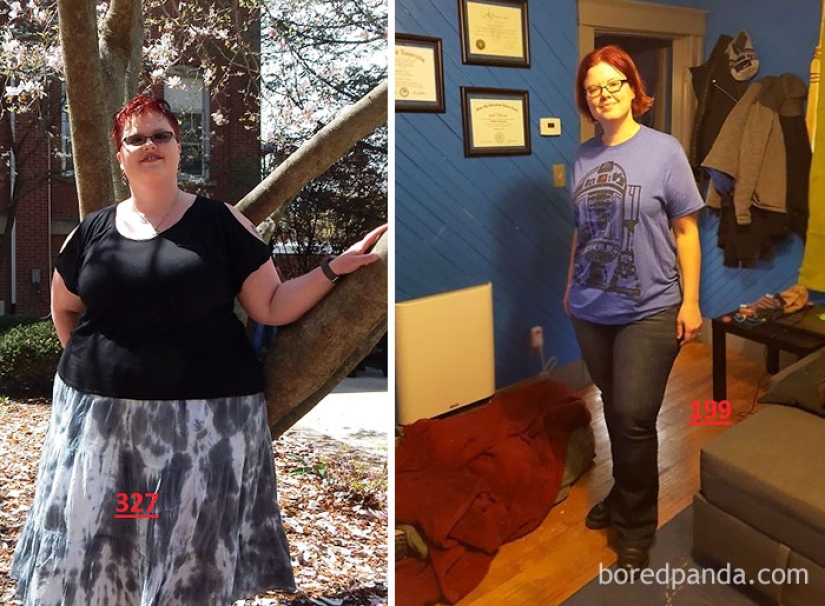 Inspiring examples of what miracles the desire to lose weight and hard work can do