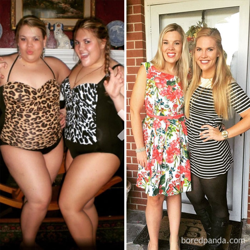 Inspiring examples of what miracles the desire to lose weight and hard work can do