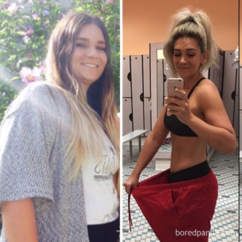 Inspiring examples of what miracles the desire to lose weight and hard work can do