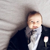 Instagram de la semana: Niños divertidos con ropa para adultos