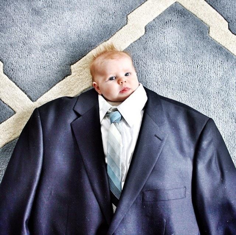 Instagram of the week: Funny kids in adult clothes