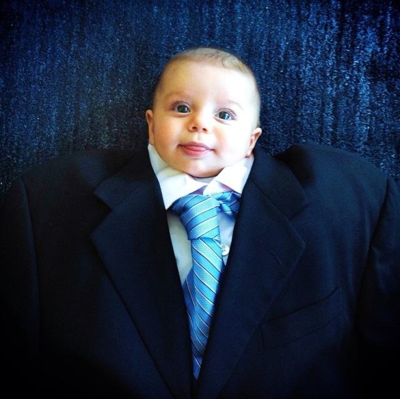 Instagram of the week: Funny kids in adult clothes