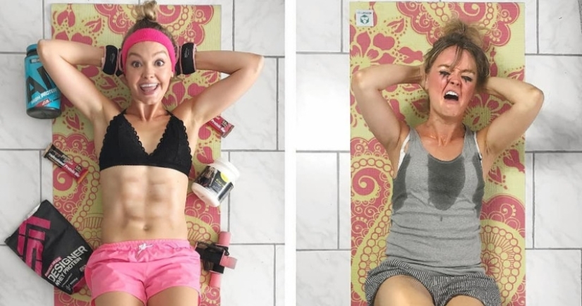 Instagram Vs Reality: funny German ridicules the perfect photo from social networks Instagram Vs Reality: funny German ridicules the perfect photo from social networks