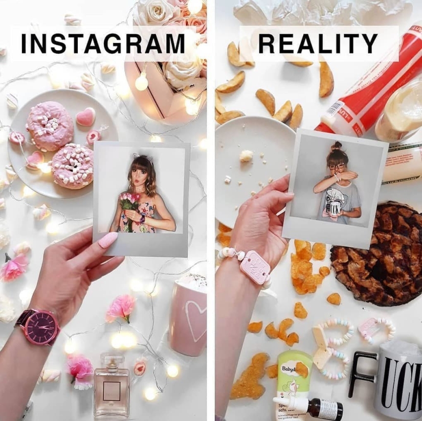 Instagram Vs Reality: funny German ridicules the perfect photo from social networks Instagram Vs Reality: funny German ridicules the perfect photo from social networks