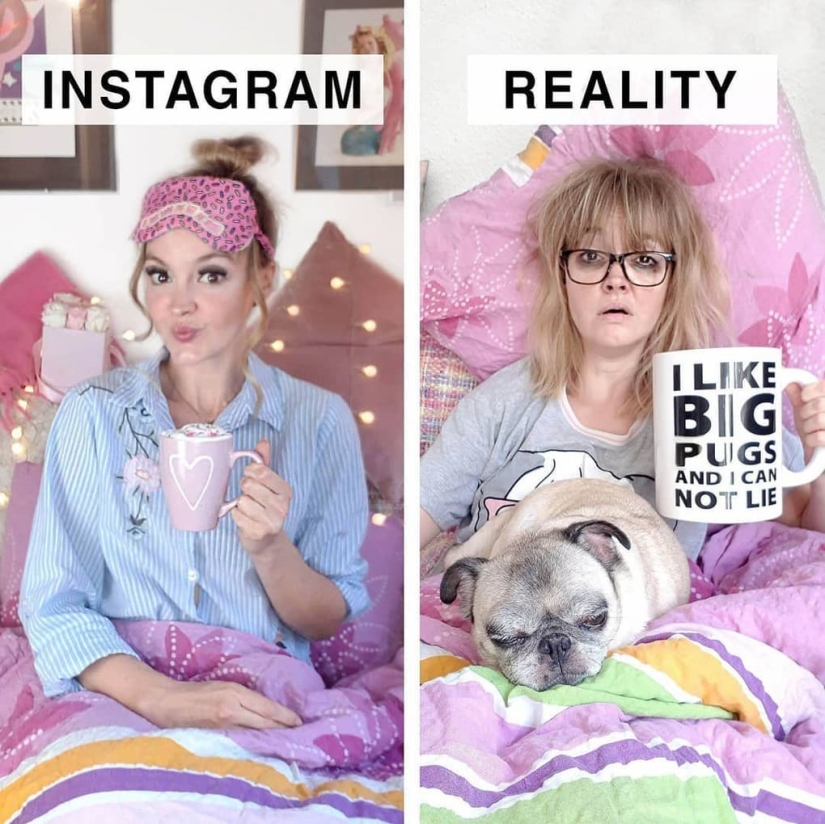 Instagram Vs Reality: funny German ridicules the perfect photo from social networks Instagram Vs Reality: funny German ridicules the perfect photo from social networks