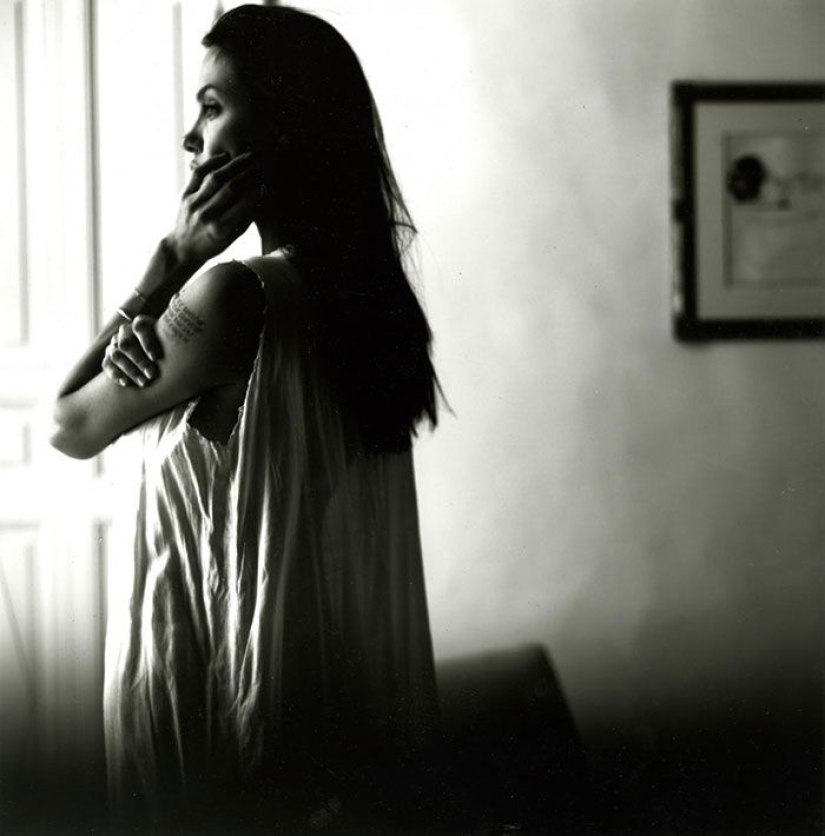 Intimate photos of Angelina Jolie taken by her husband Brad Pitt
