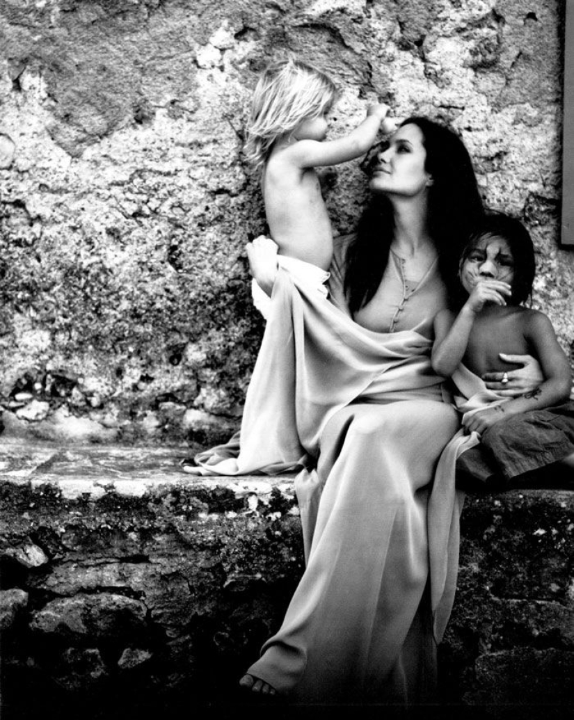 Intimate photos of Angelina Jolie taken by her husband Brad Pitt