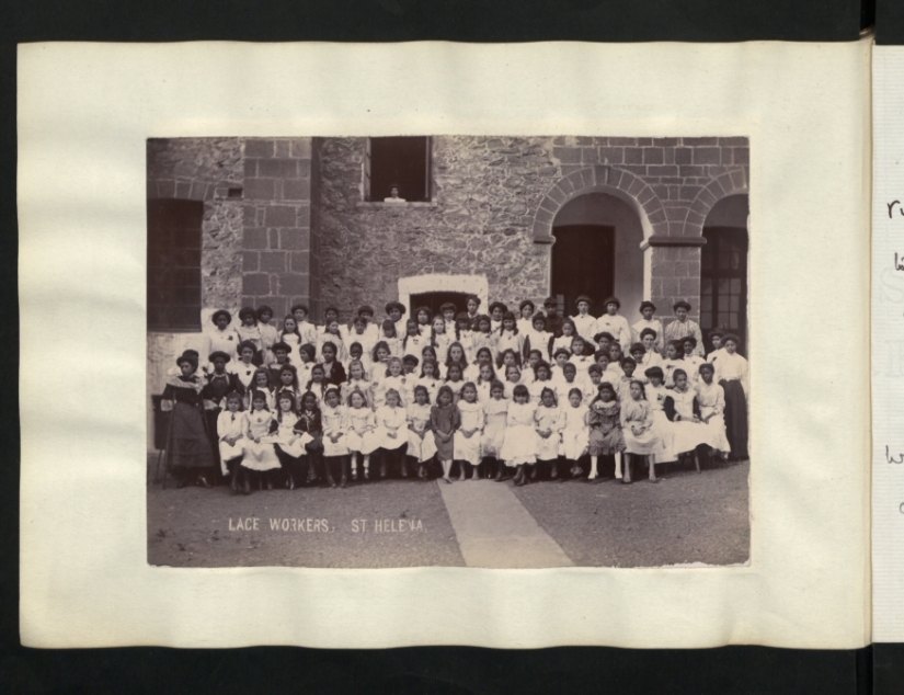 Isla de Santa Elena en blanco y negro Isla de Santa Elena en blanco y negro