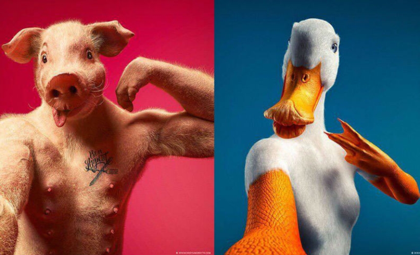 Italian artist Christian Girotto ridiculed modern fashion on selfies Italian artist Christian Girotto ridiculed modern fashion on selfies