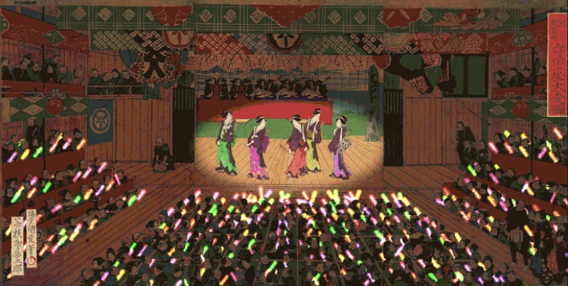 Japanese creates amazing gifs from classic engravings