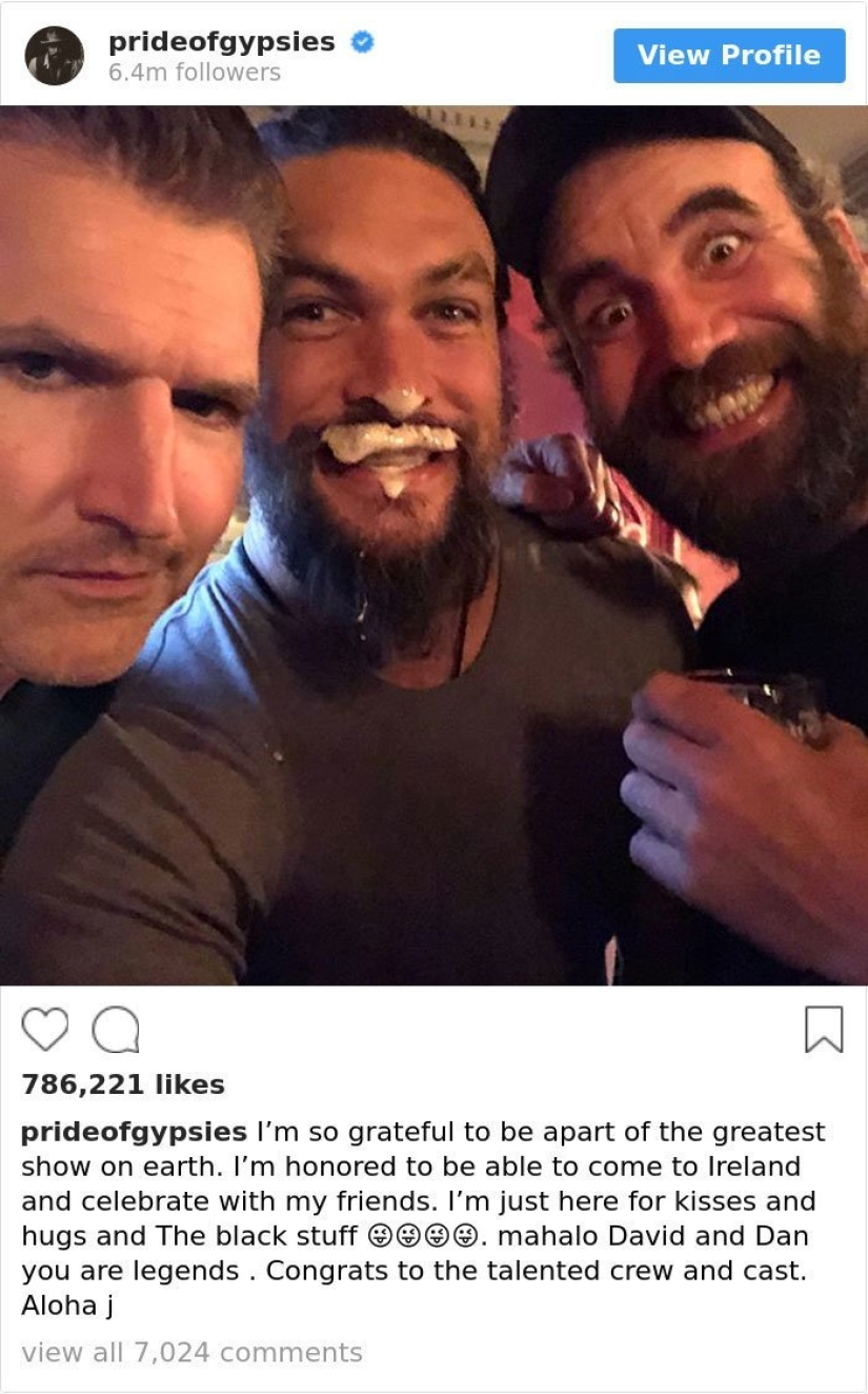 Jason Momoa es el chico más genial de Instagram Jason Momoa es el chico más genial de Instagram