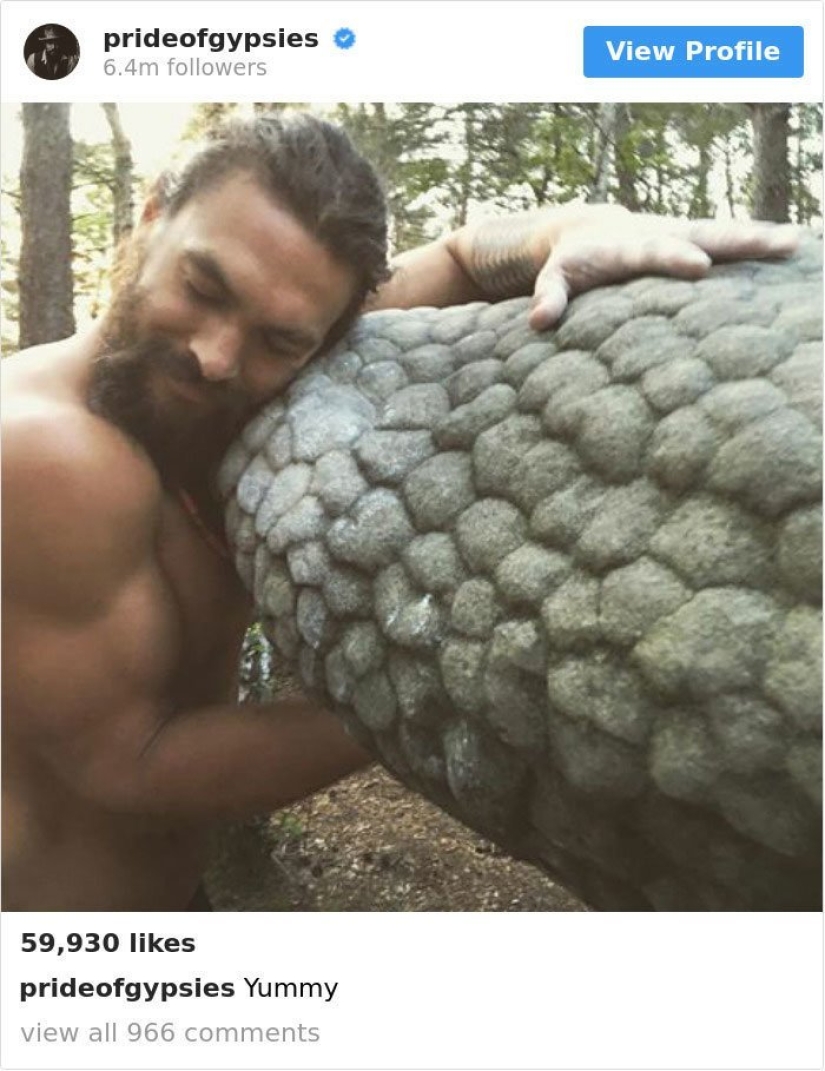 Jason Momoa is the coolest guy on Instagram Jason Momoa is the coolest guy on Instagram
