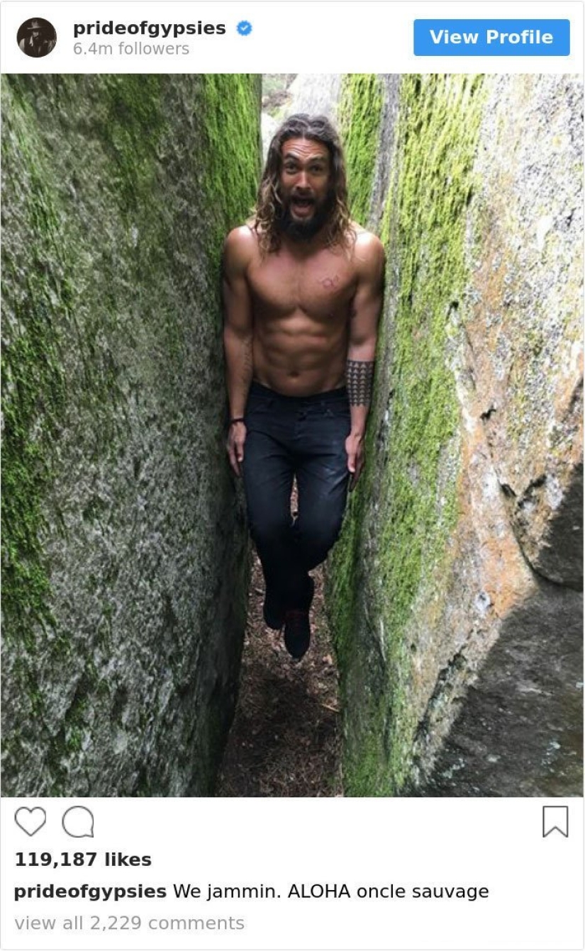 Jason Momoa is the coolest guy on Instagram Jason Momoa is the coolest guy on Instagram