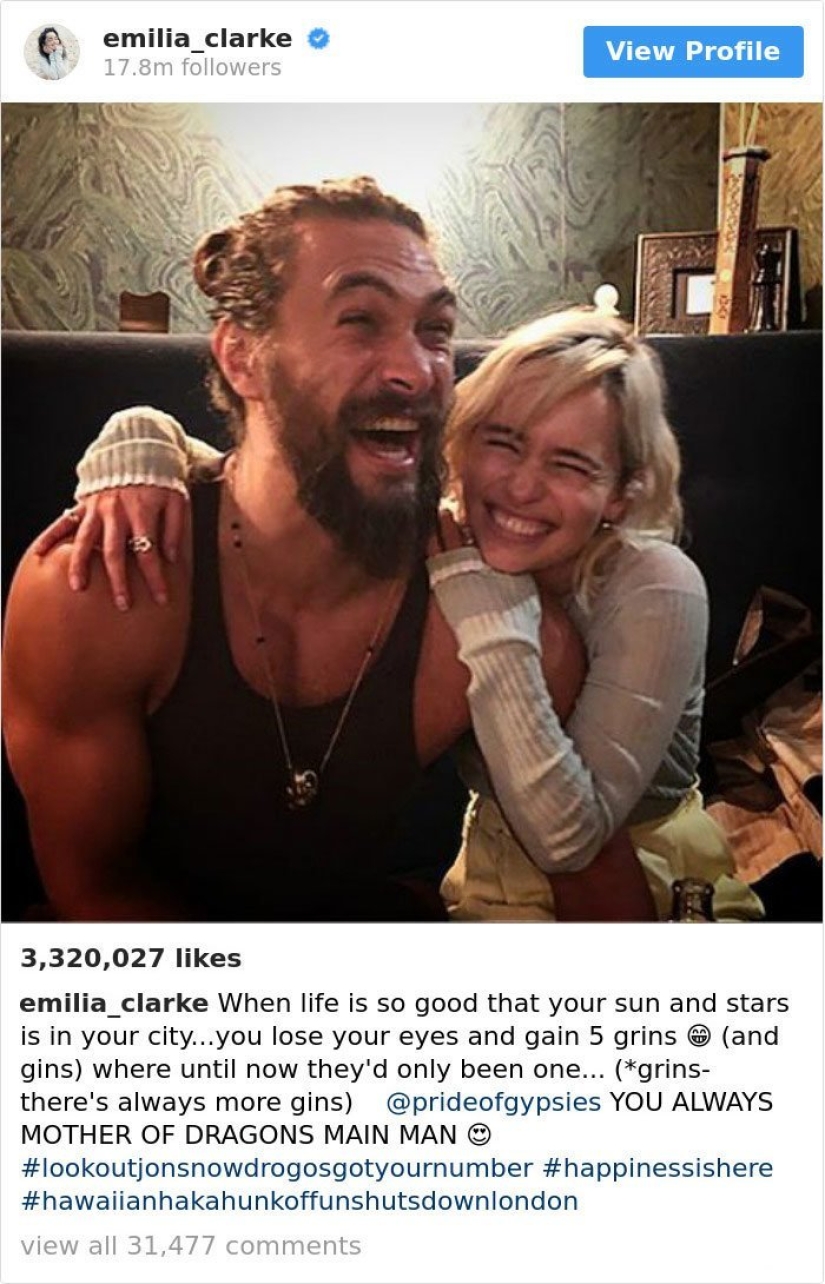 Jason Momoa is the coolest guy on Instagram Jason Momoa is the coolest guy on Instagram