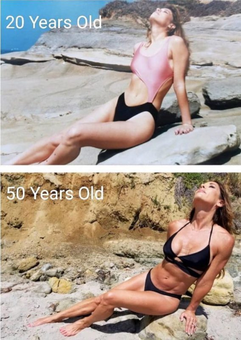 Joven de alma, caliente de cuerpo: una mujer se ve impresionante a los 51 años y se enamora de los chicos
