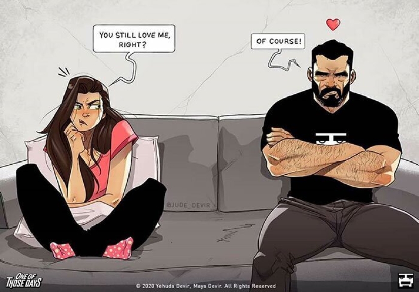 Joys and difficulties of parenthood: an artist from Israel draws comics about his wife and daughter