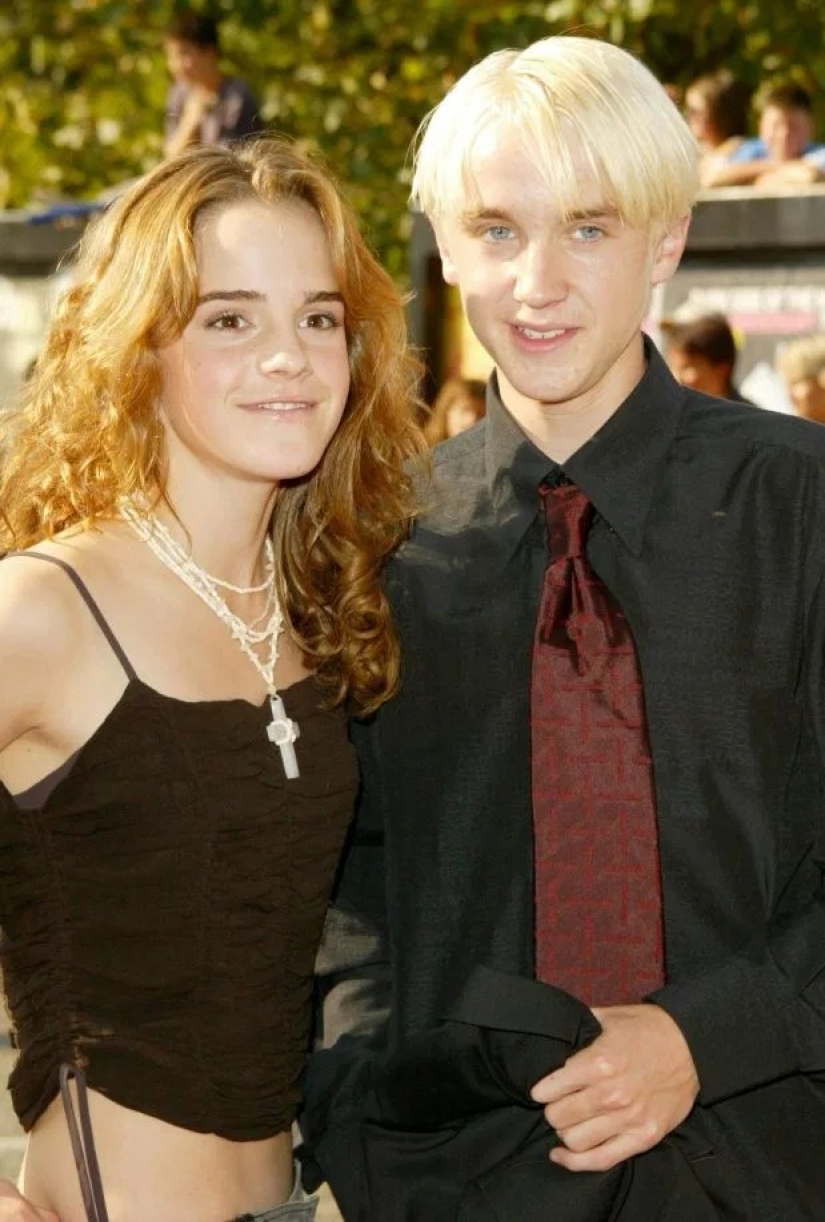 Just a friendship: Tom Felton ruined gossip about an affair with Emma Watson by signing up on a dating site