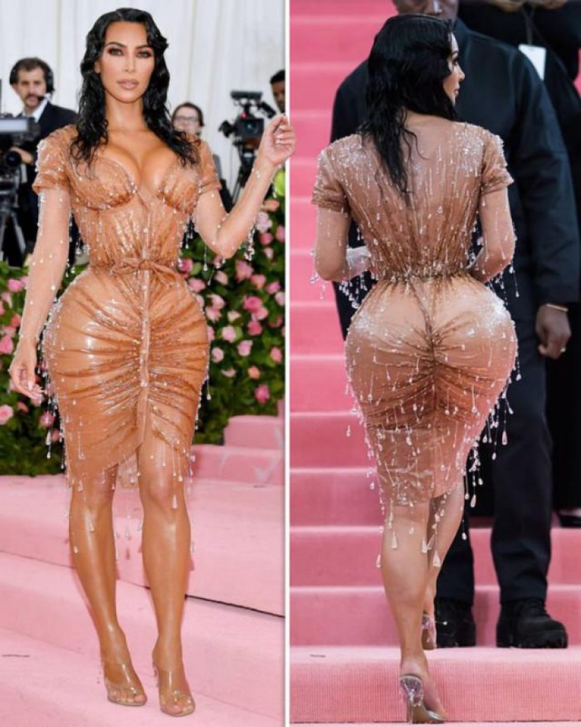 Kim Kardashian revealed the secret of the famous "wet" dress, and what she heard caused shock among fans
